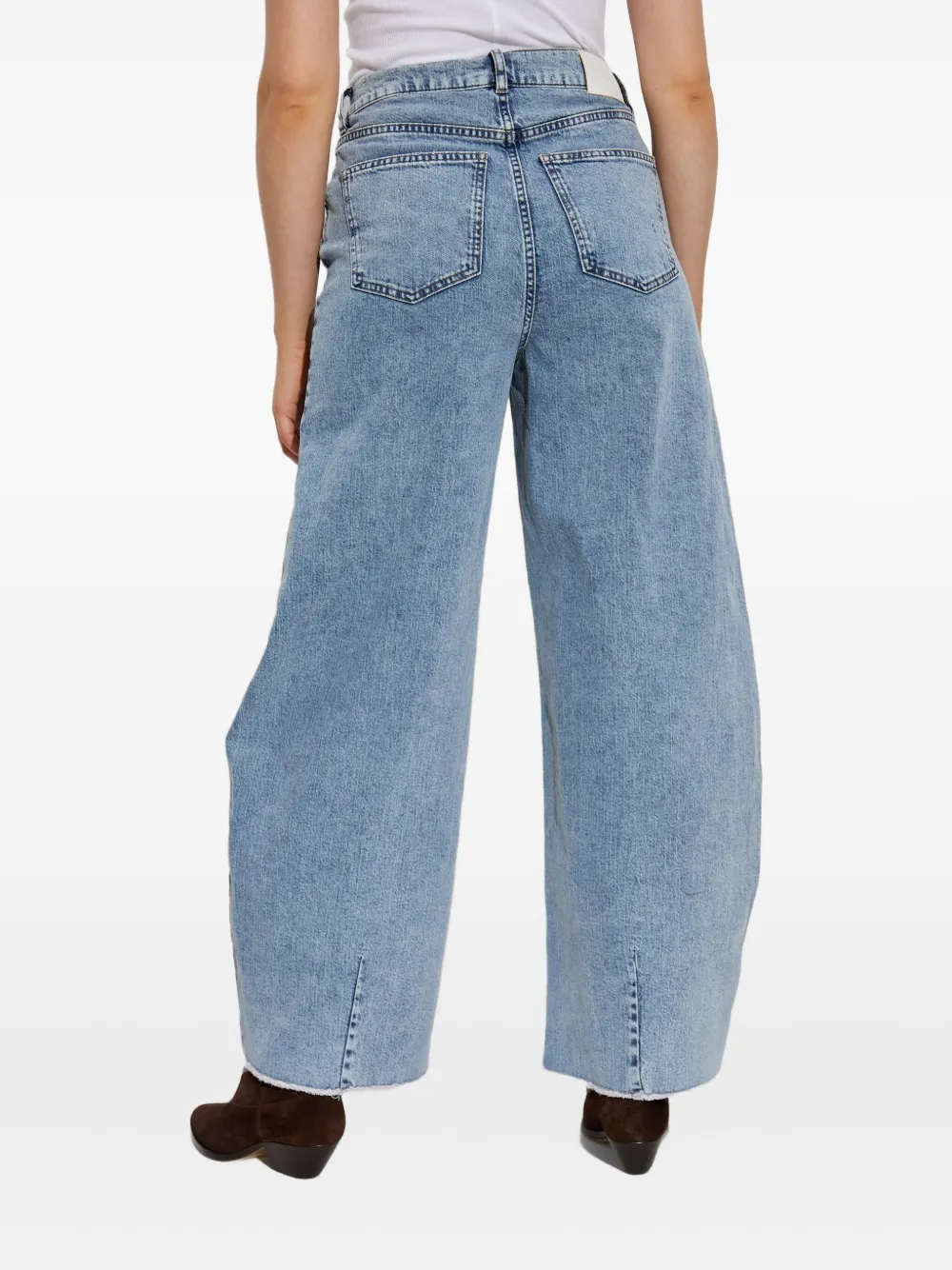 Gestuz Gzdea jeans met wijde pijpen Blauw