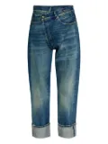 R13 cross-waistband jeans - Blue