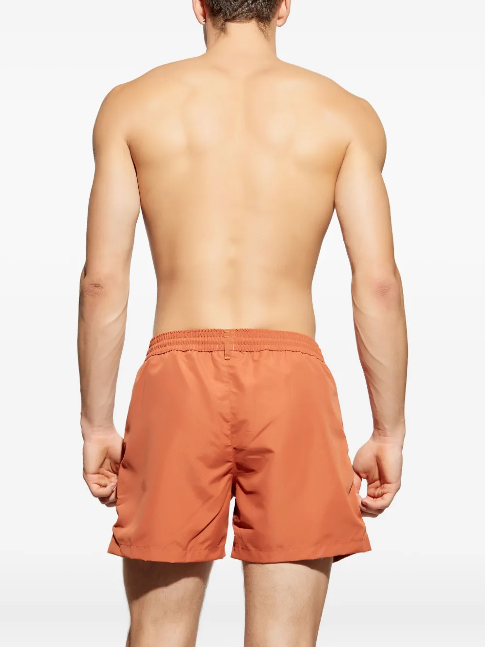 Paul Smith logo-patch swim shorts Oranje