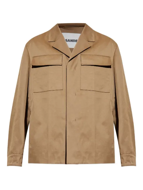 Jil Sander flap-pocket cotton jacket