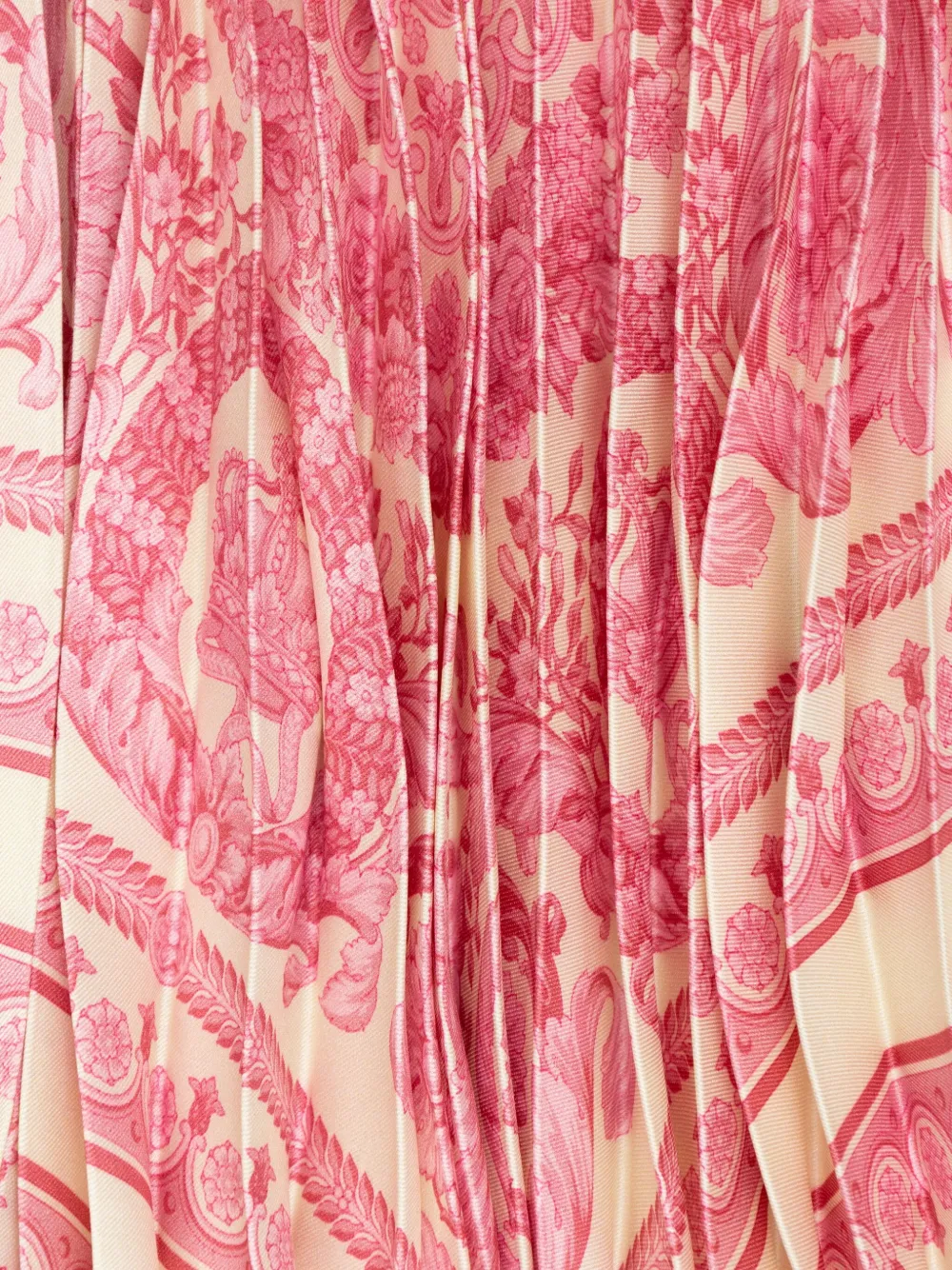 Versace Kids Plooirok met bloemenprint Roze
