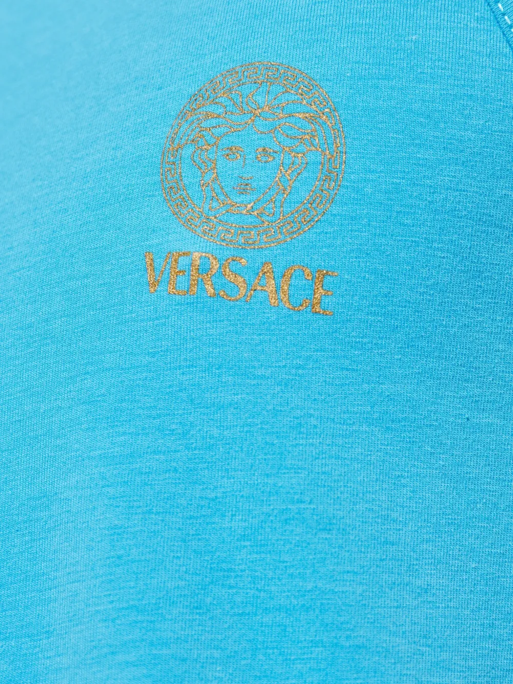 Versace Medusa Head-print tank top Blauw