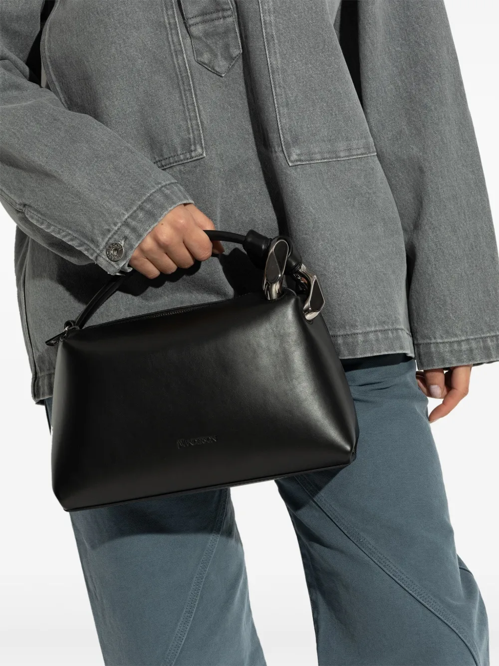 JW Anderson Shopper met geknoopt detail - Zwart