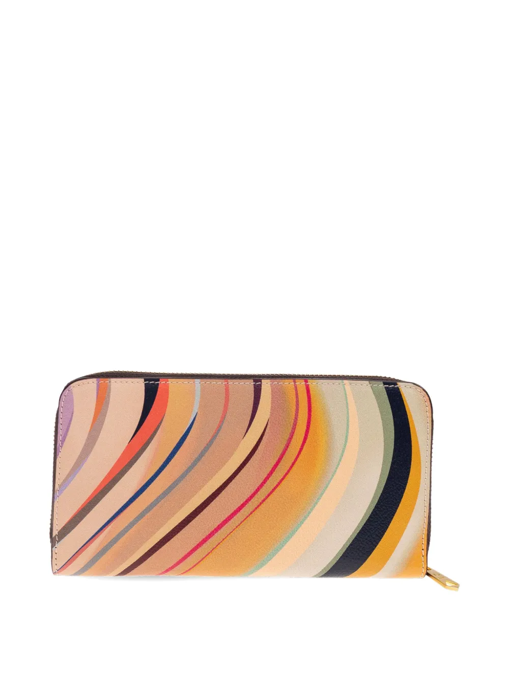 Paul Smith swirl-pattern zip-around wallet Oranje
