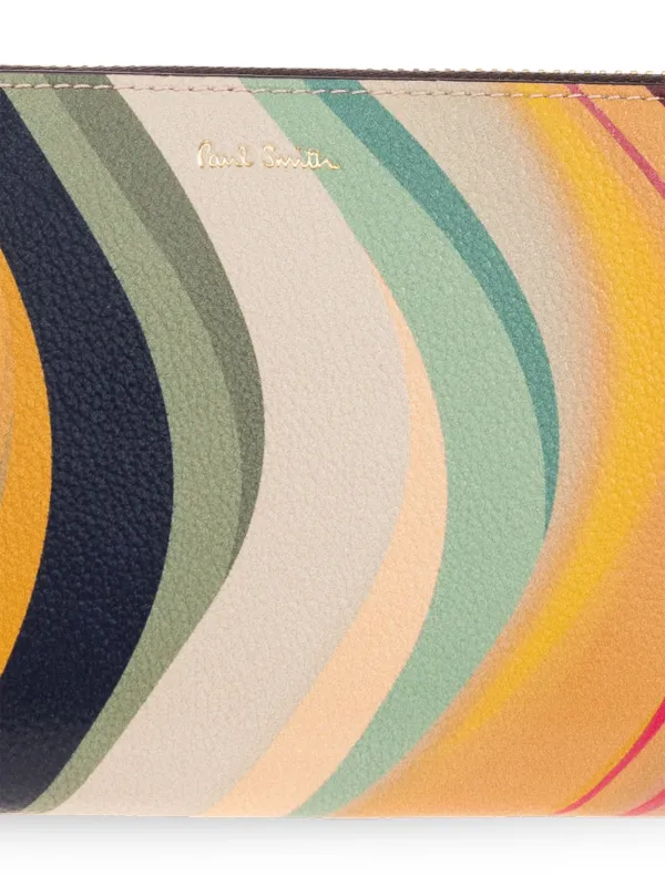 Paul Smith swirl-pattern zip-around Wallet | Orange | FARFETCH RO