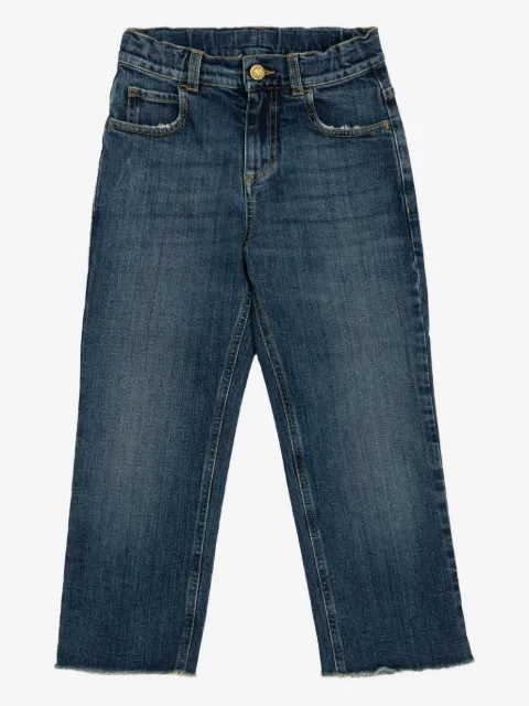 Golden Goose Kids frayed-hem jeans