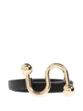 Sportmax S-shaped buckle belt - Black