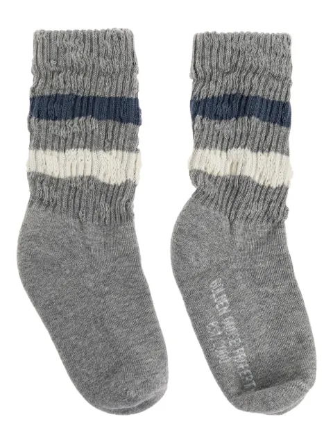 Golden Goose Kids distressed striped socks
