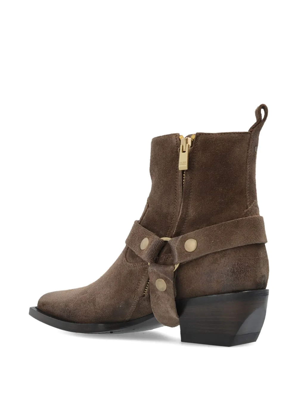 Golden Goose suede boots Brown