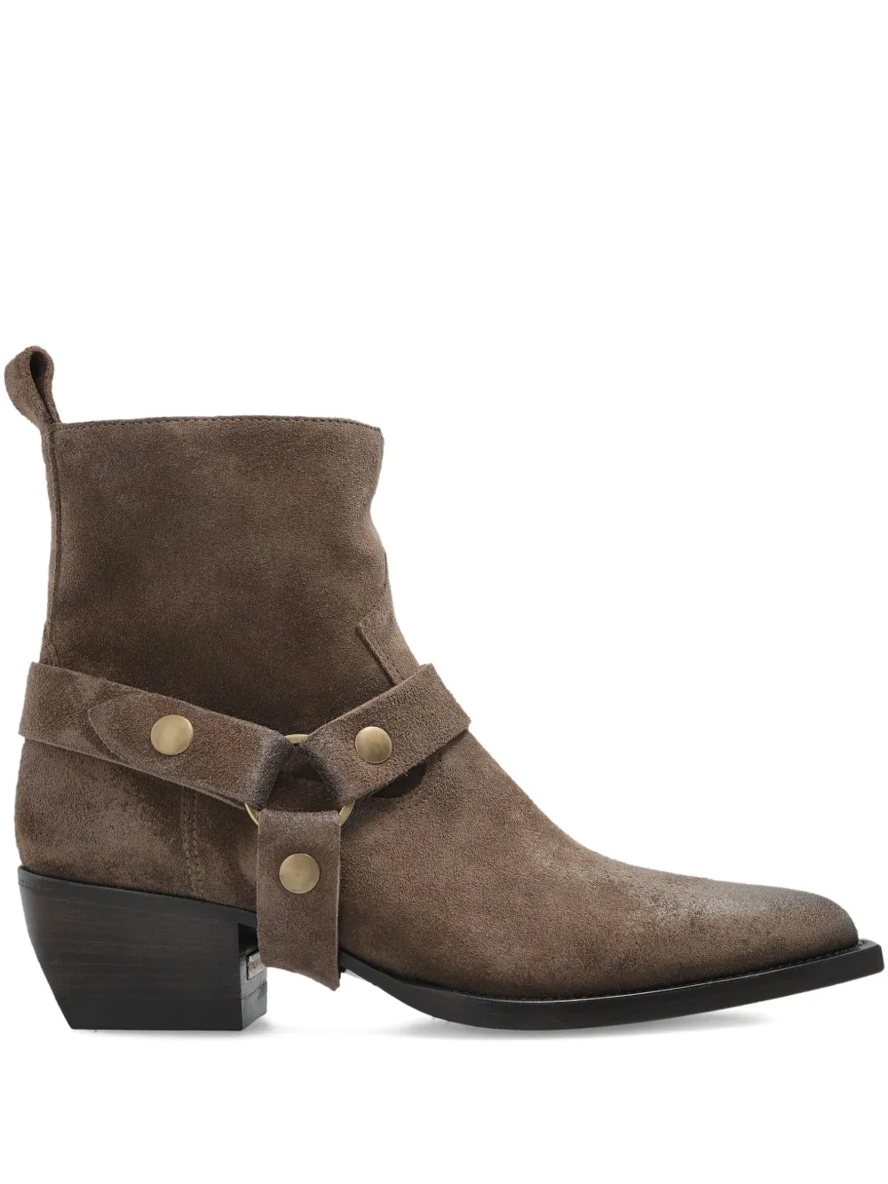 Golden Goose suede boots Brown