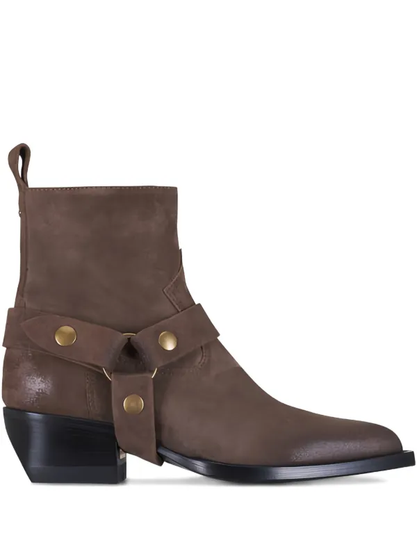 Golden Goose Debbie Suede Boots in Brown