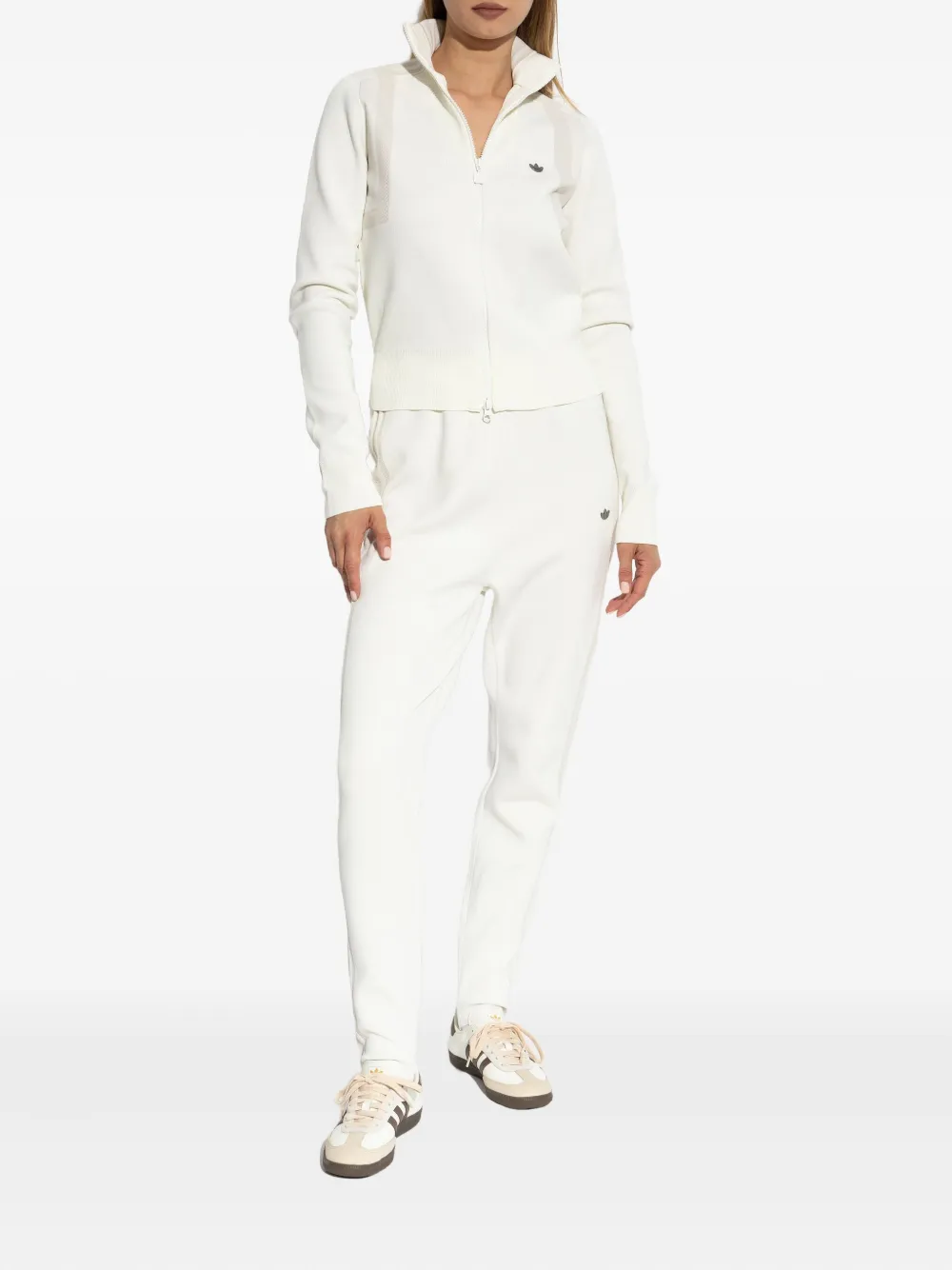 Adidas Trainingsbroek met zijstreep - Wit