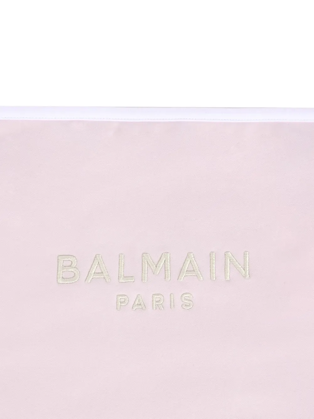 Balmain Kids Deken met geborduurd logo Roze
