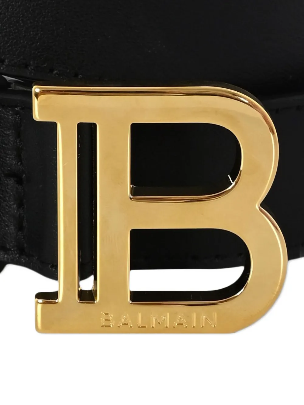 Balmain Kids Riem met logogesp Zwart