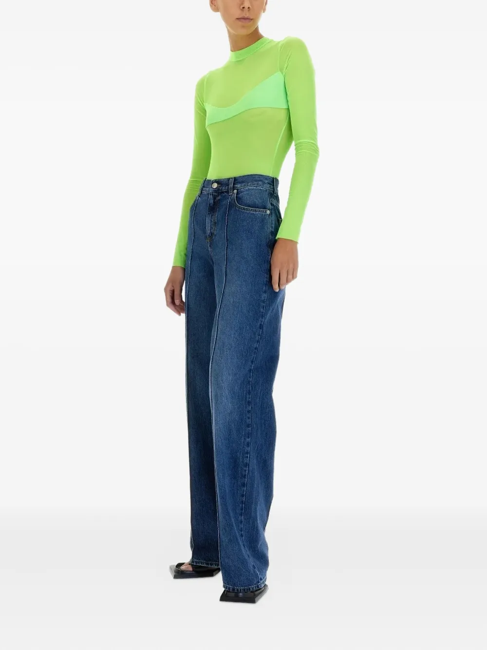 Not After Ten Long Sleeve Bodysuit In Green