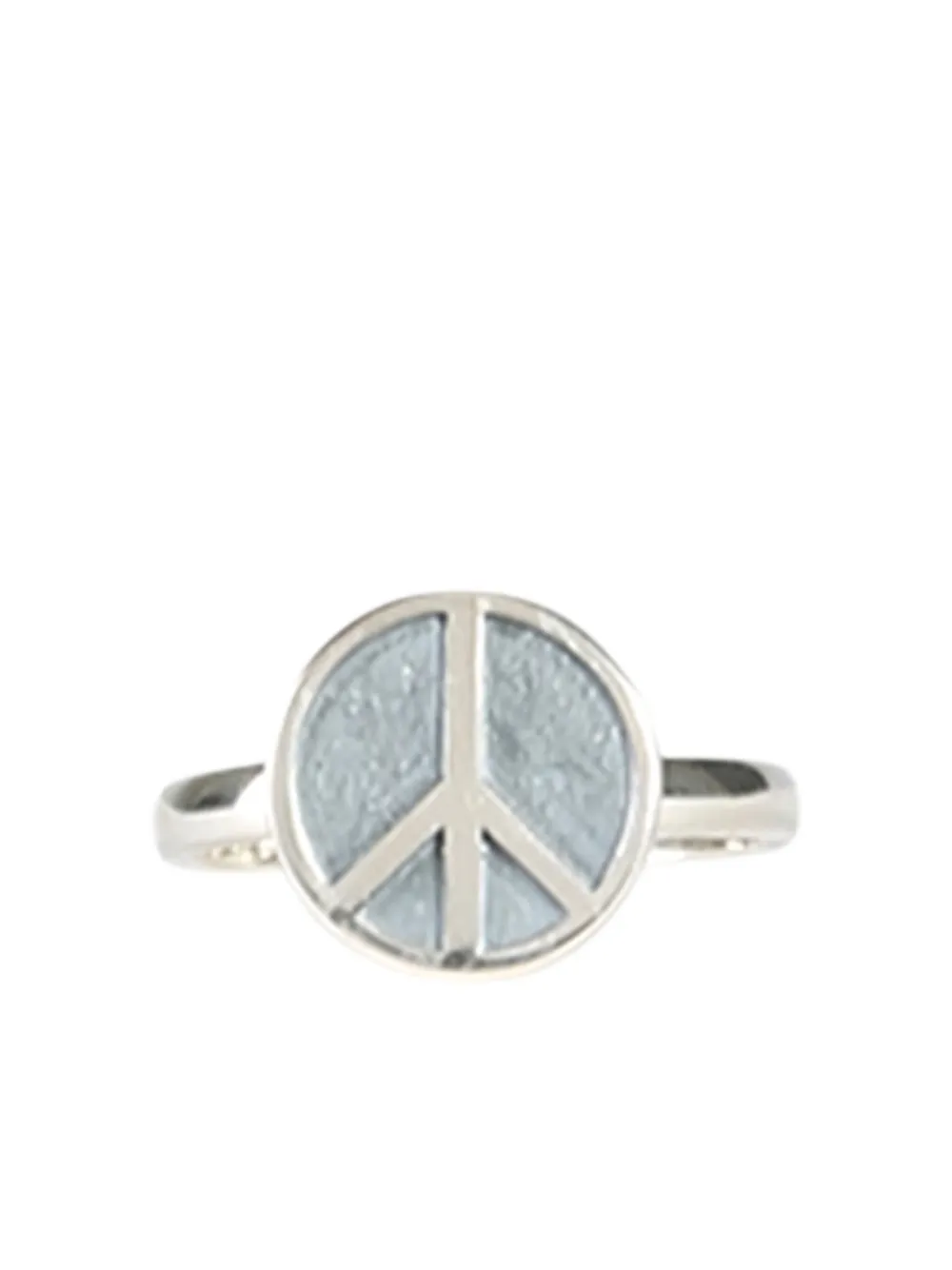 Needles peace sign ring - Argento