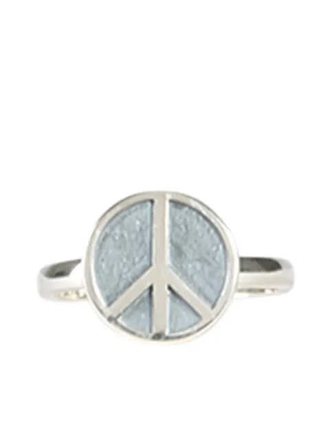 Needles peace sign ring