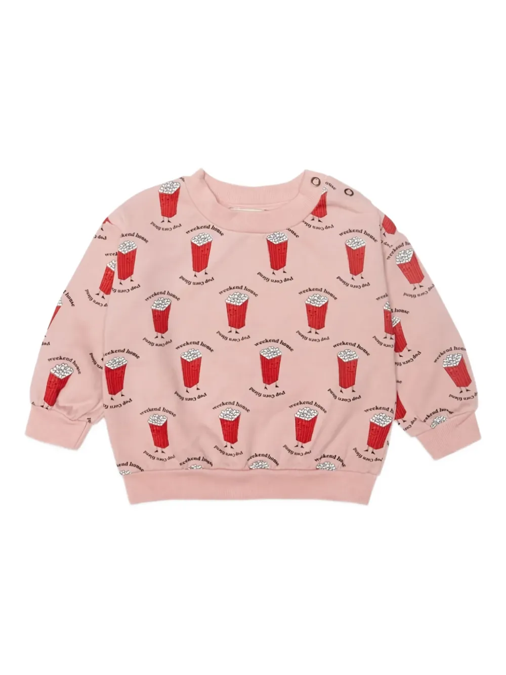 Weekend house kids printed-print sweater | Pink | Image 1