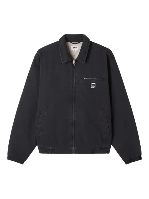 Obey zip-up shirt jacket