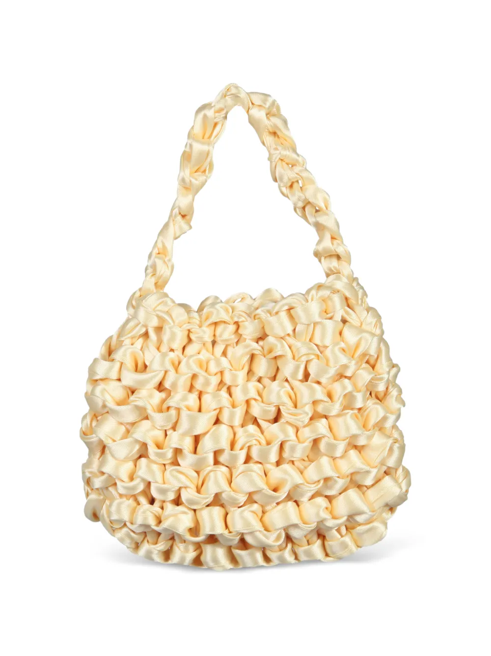  Miista Mini Theodore Ruched Shoulder Bag - Yellow 