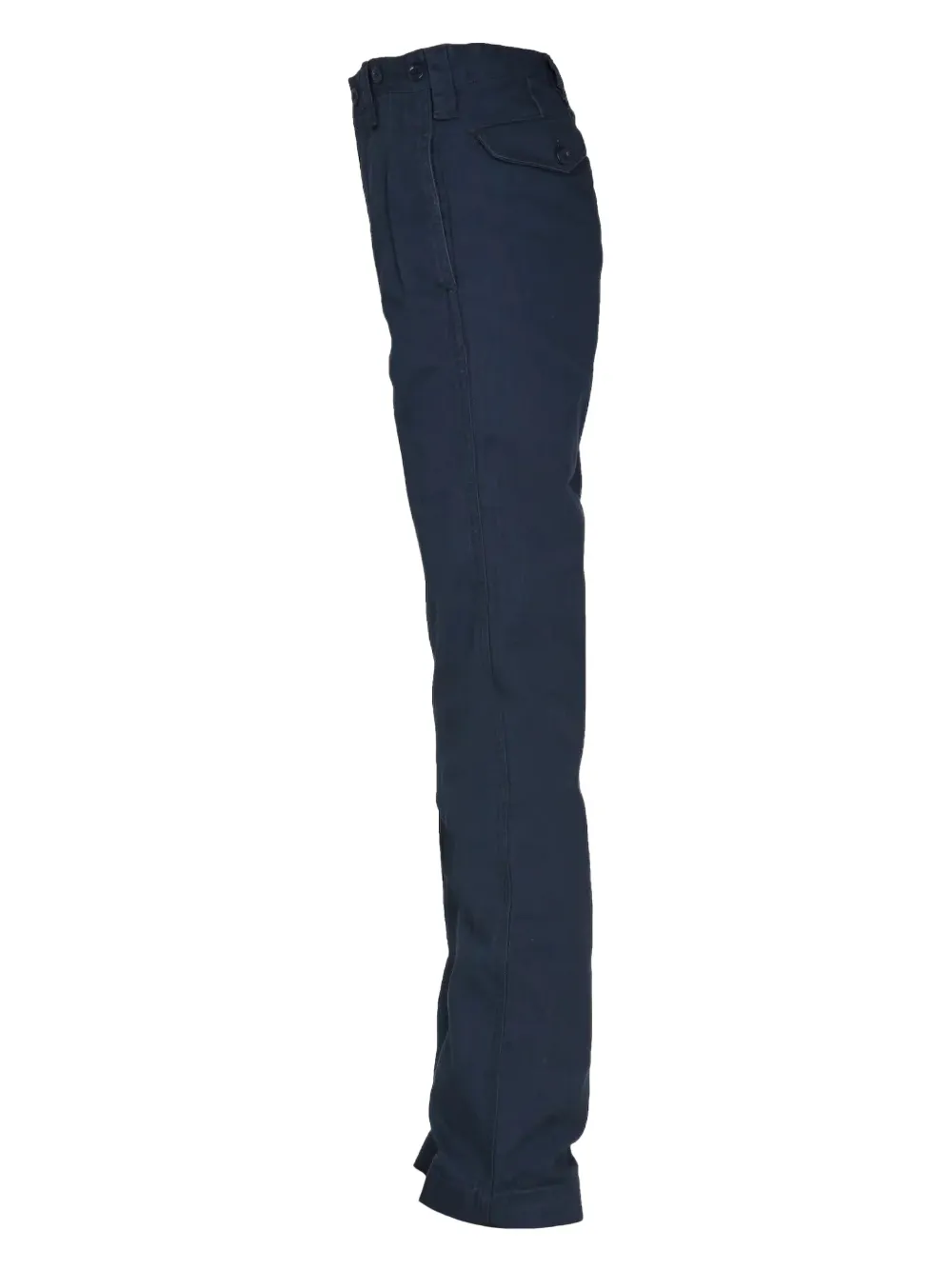 Nigel Cabourn Pleated Straight-leg Trousers In Blue