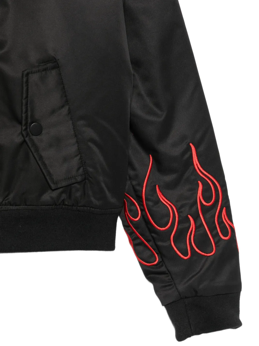Vision Of Super Kids Bomberjack met borduurwerk Zwart