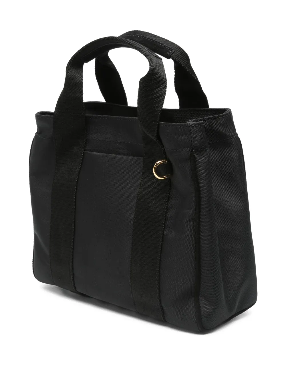 Moschino Shopper met logoplakkaat Zwart