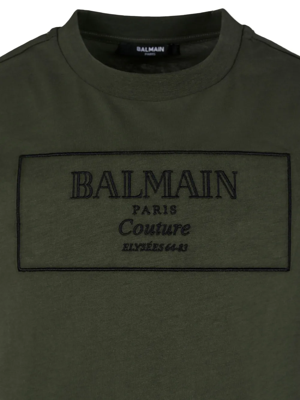 Balmain Kids T-shirt met geborduurd logo Groen