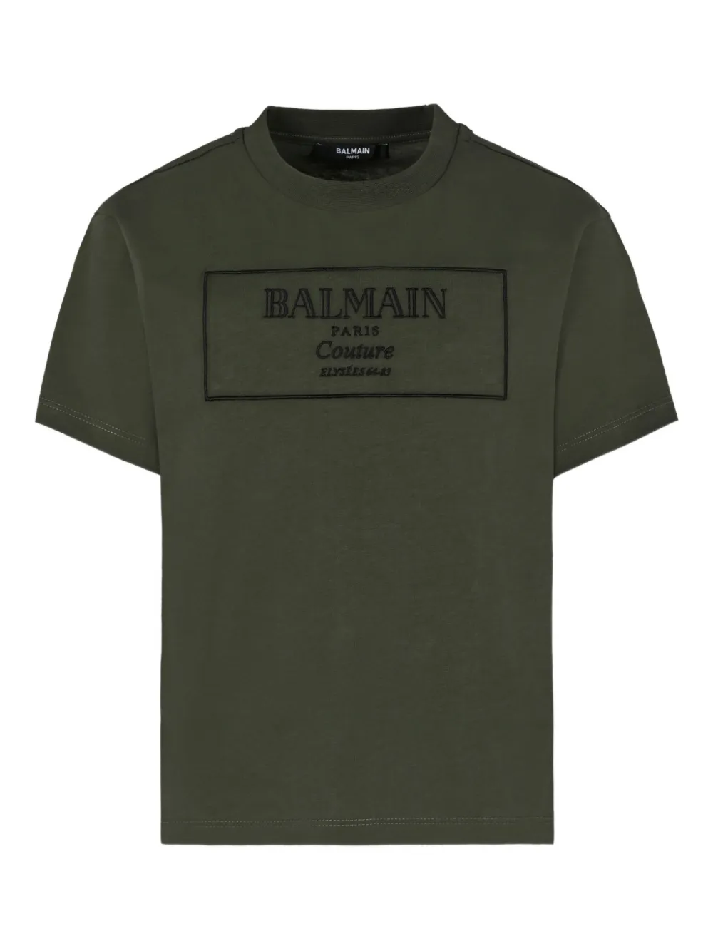 Balmain Kids T-shirt met geborduurd logo Groen