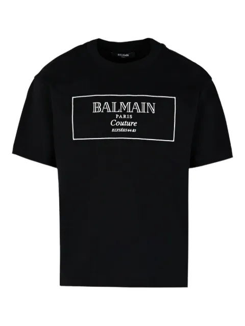Balmain Kids logo-embroidered T-shirt