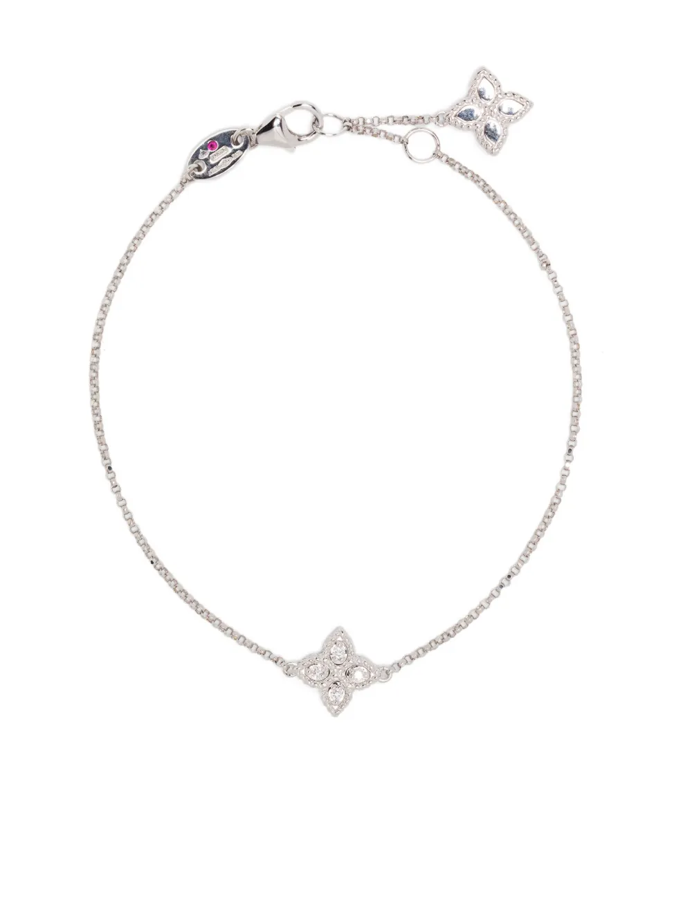 Roberto Coin Bracciale in oro bianco 18 carati con diamanti - Argento