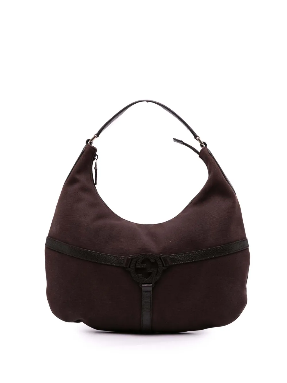 Gucci Pre-Owned 2016-2025 Canvas Reins hobo bag | Brown | Image 1