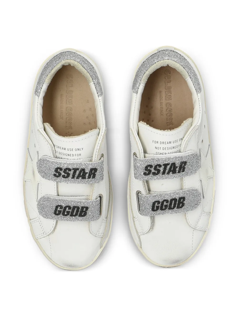 Golden Goose Kids Old School sneakers - Wit