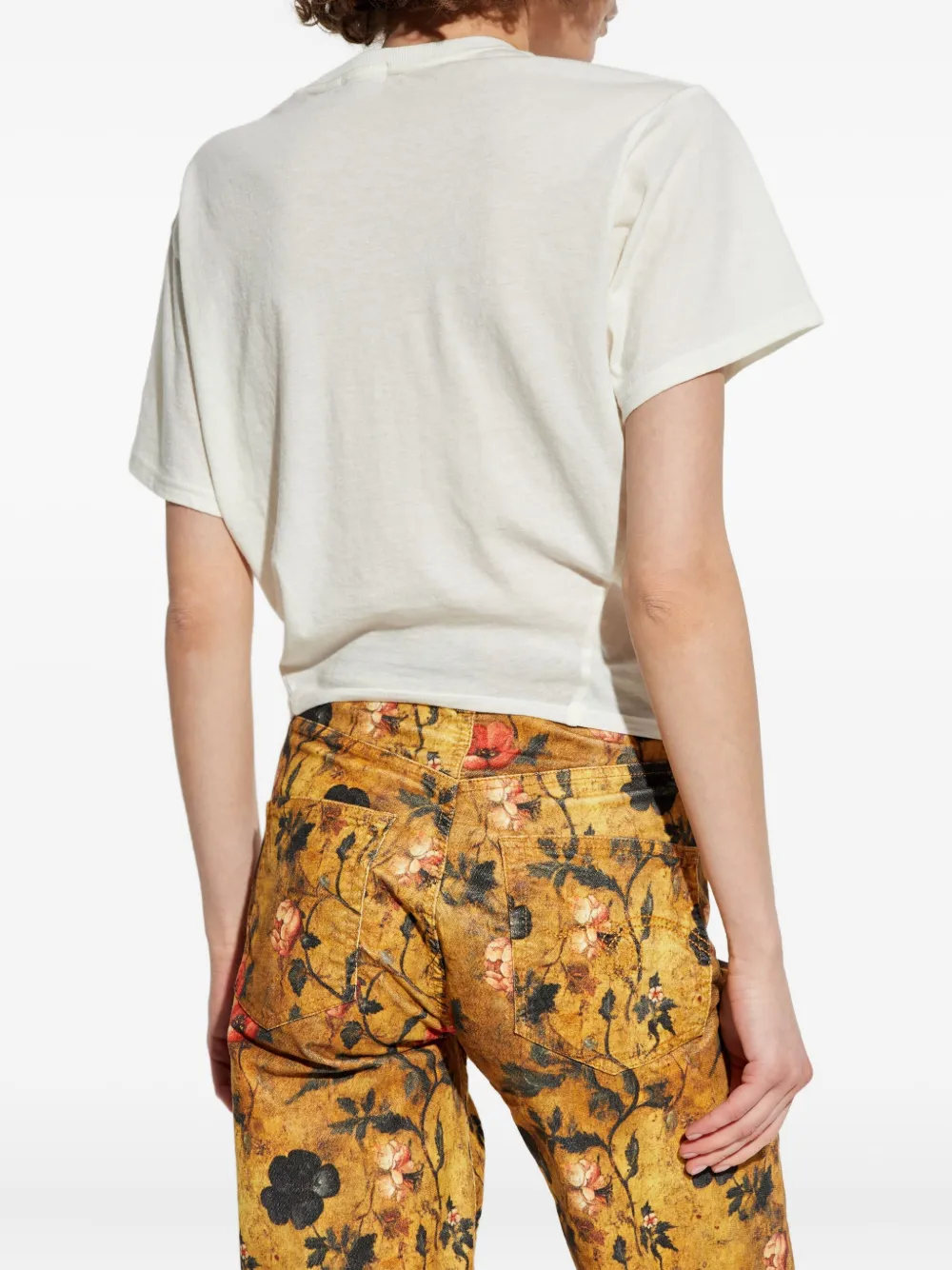 R13 Katoenen T-shirt Wit