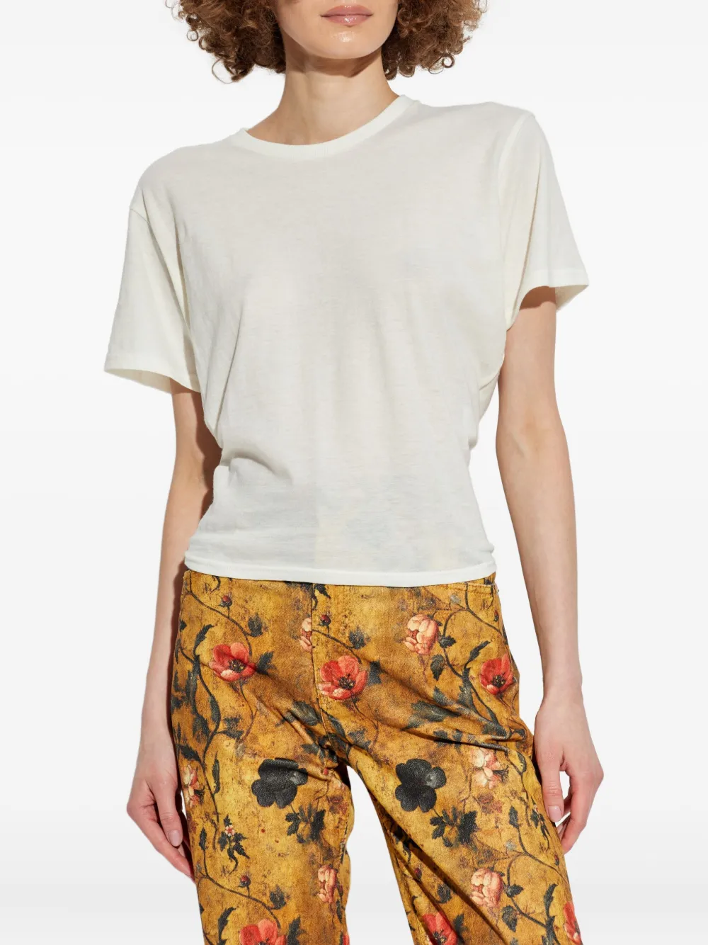R13 Katoenen T-shirt Wit