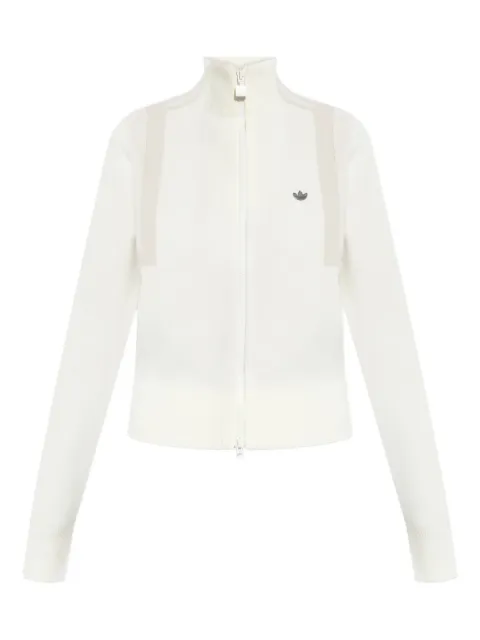 adidas zip-front ribbed cardigan