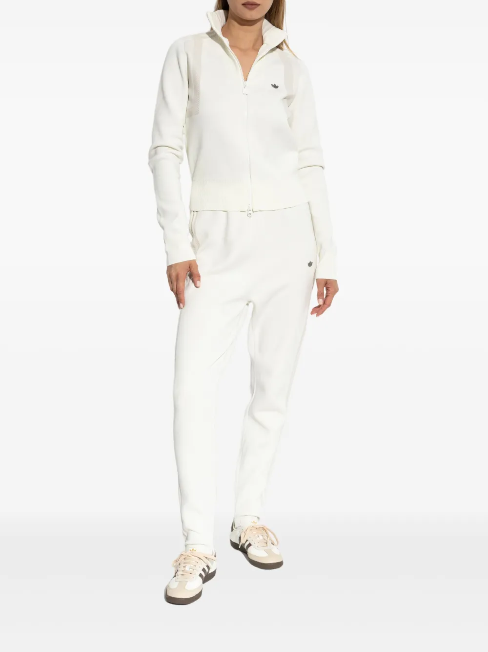 adidas zip-front ribbed cardigan | Cardigans | Image 2