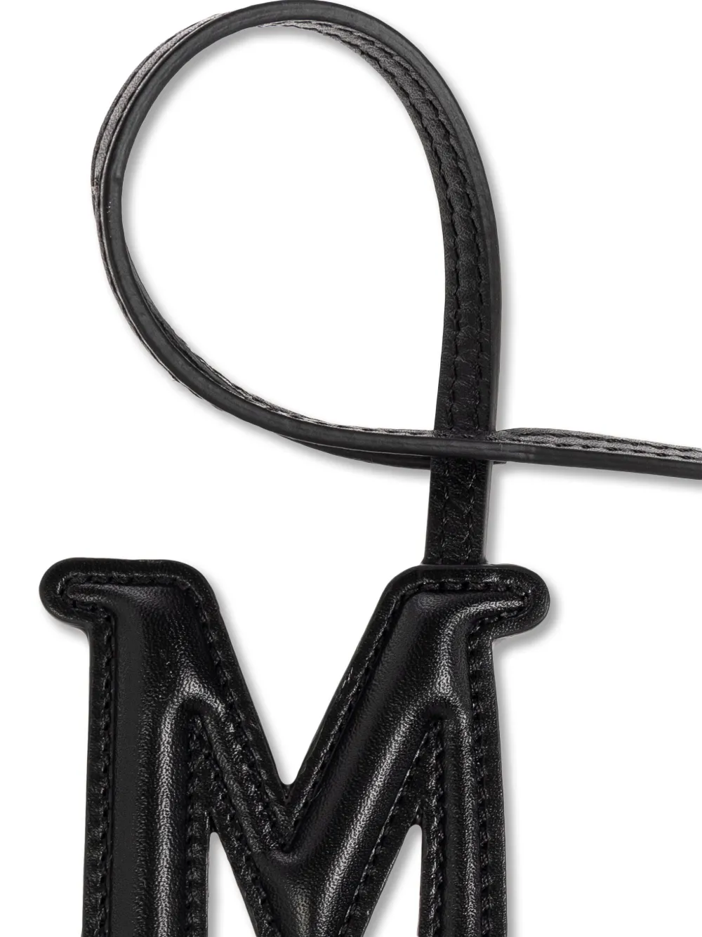 Max Mara Tassenbedel met logo Zwart
