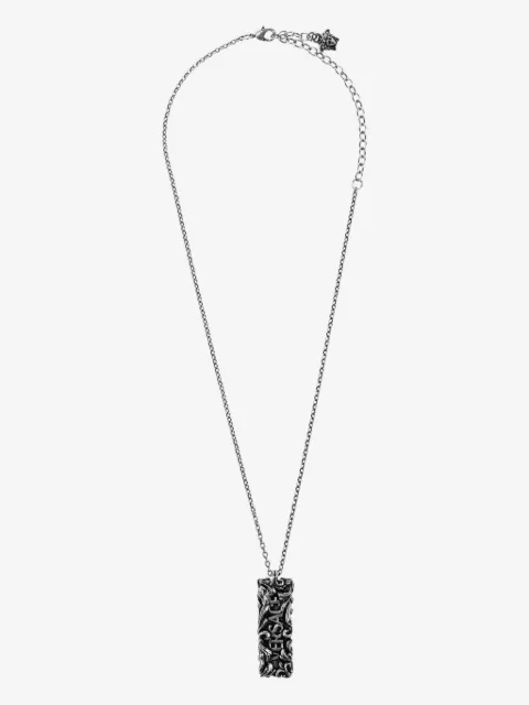 Versace collier à logo gravé