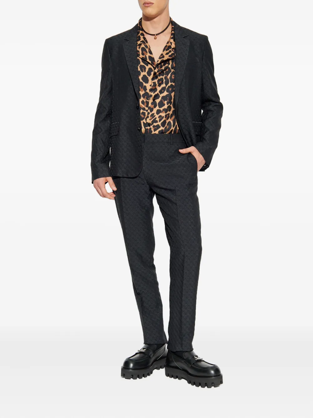 Alexander McQueen skull-pattern trousers | Chinos | Image 2