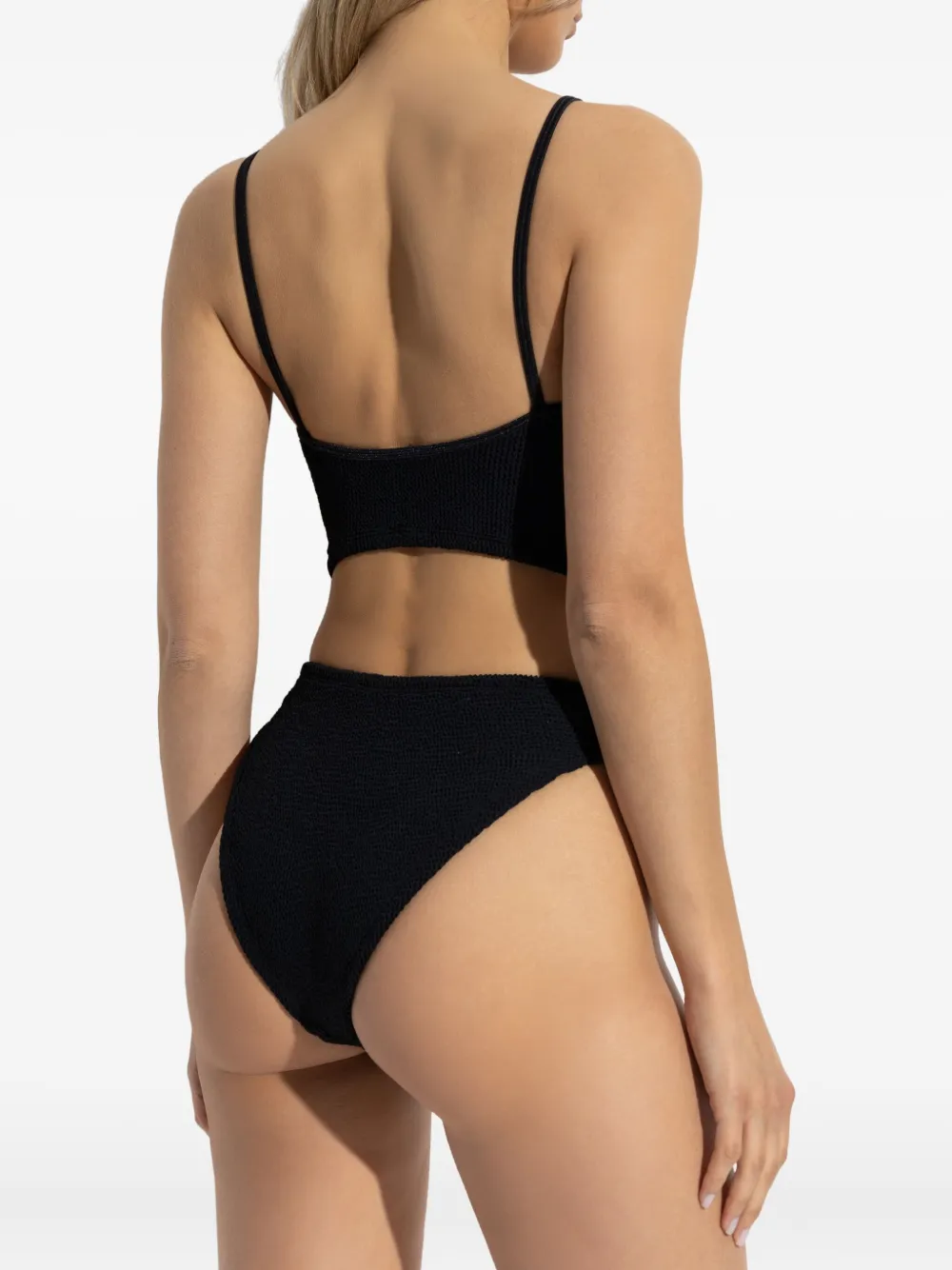 Hunza G Gekreukte bikini Zwart