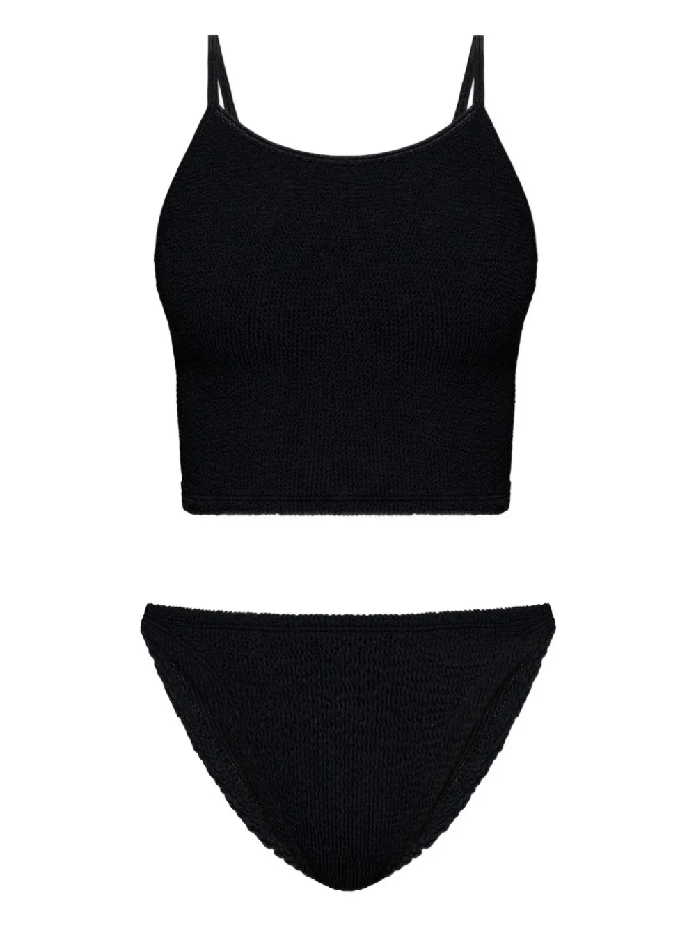 Hunza G Gekreukte bikini Zwart