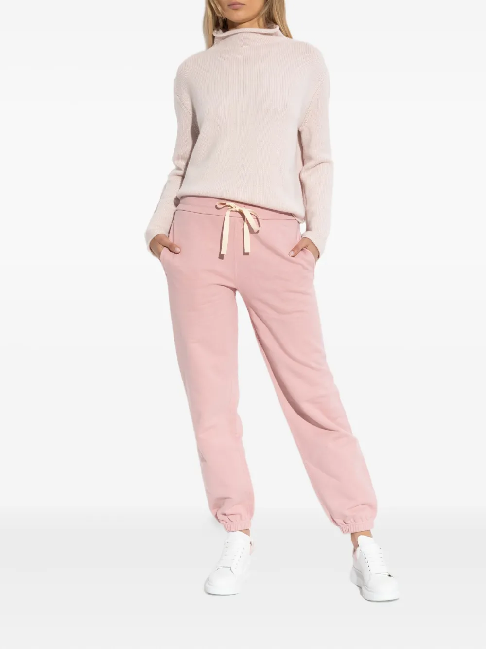 Jil Sander Trainingsbroek met trekkoord Roze