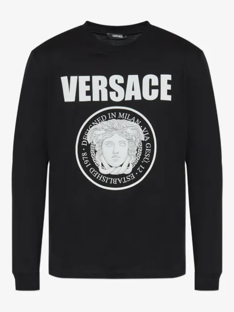 Versace medusa logo long-sleeve t-shirt