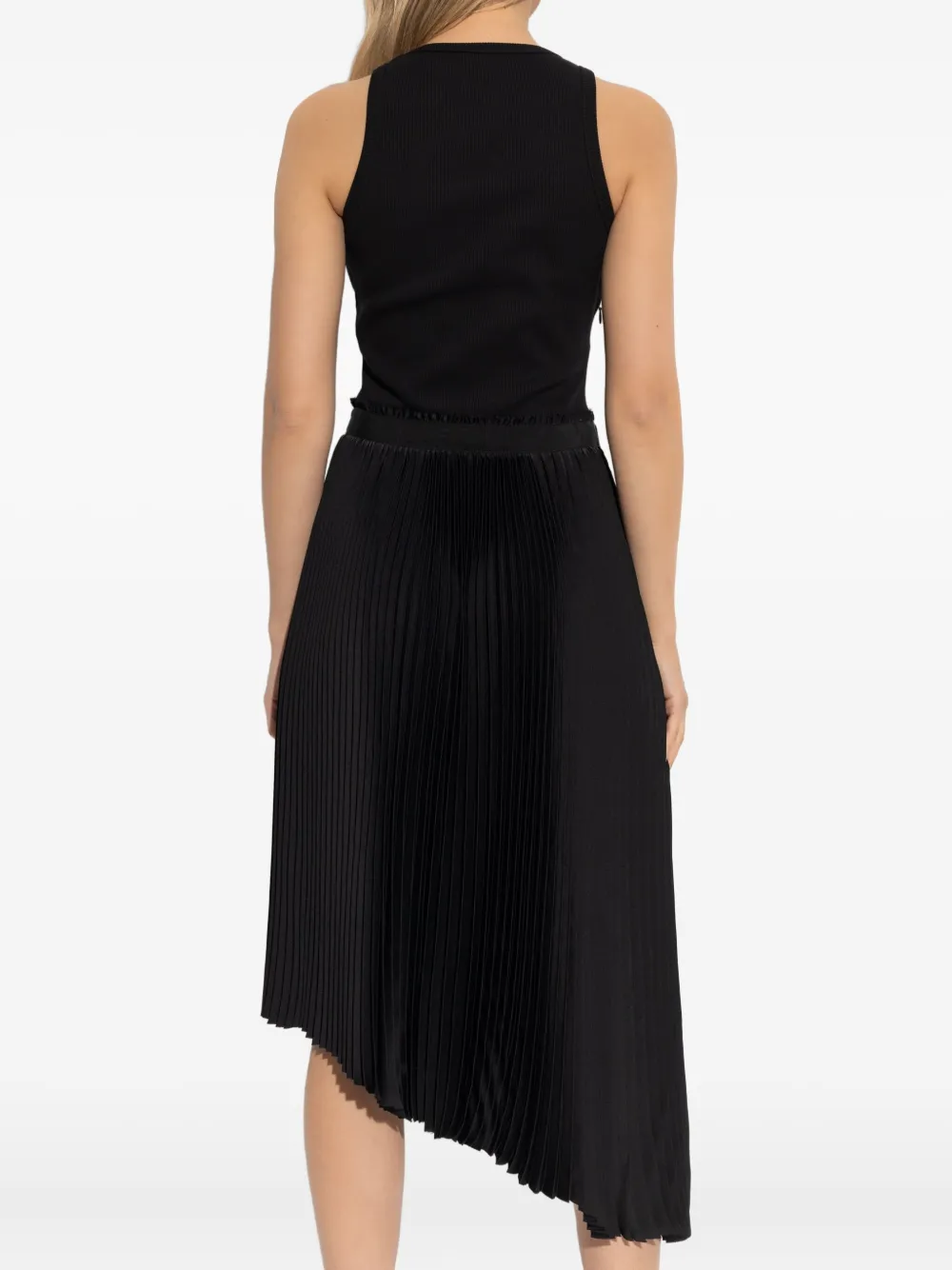 Alexander McQueen Asymmetrische jurk Zwart