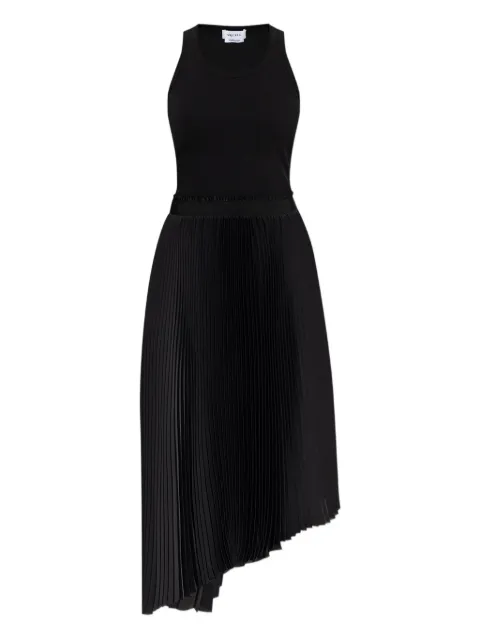 Alexander McQueen pleated asymmetric dress