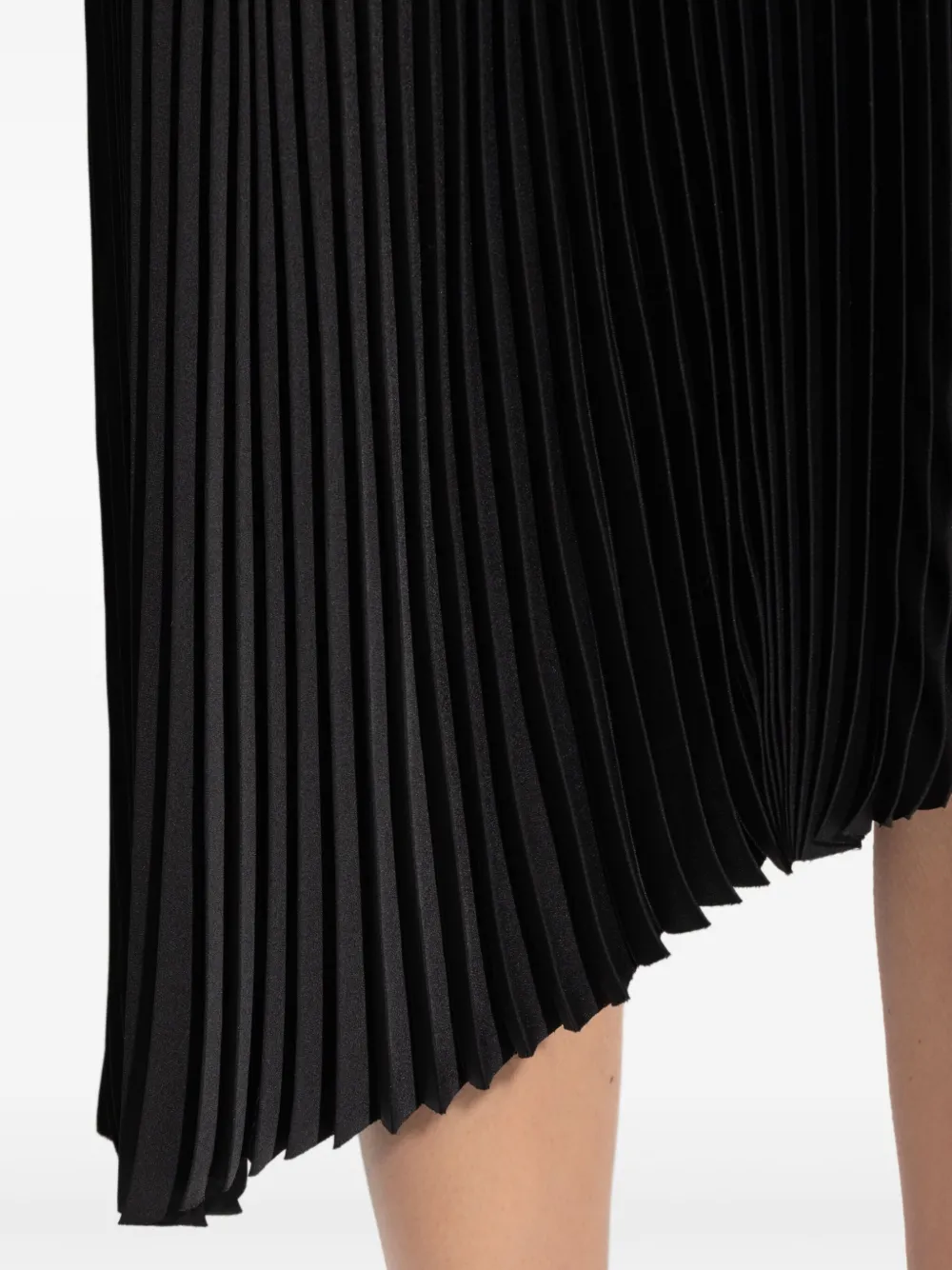Alexander McQueen Asymmetrische jurk Zwart