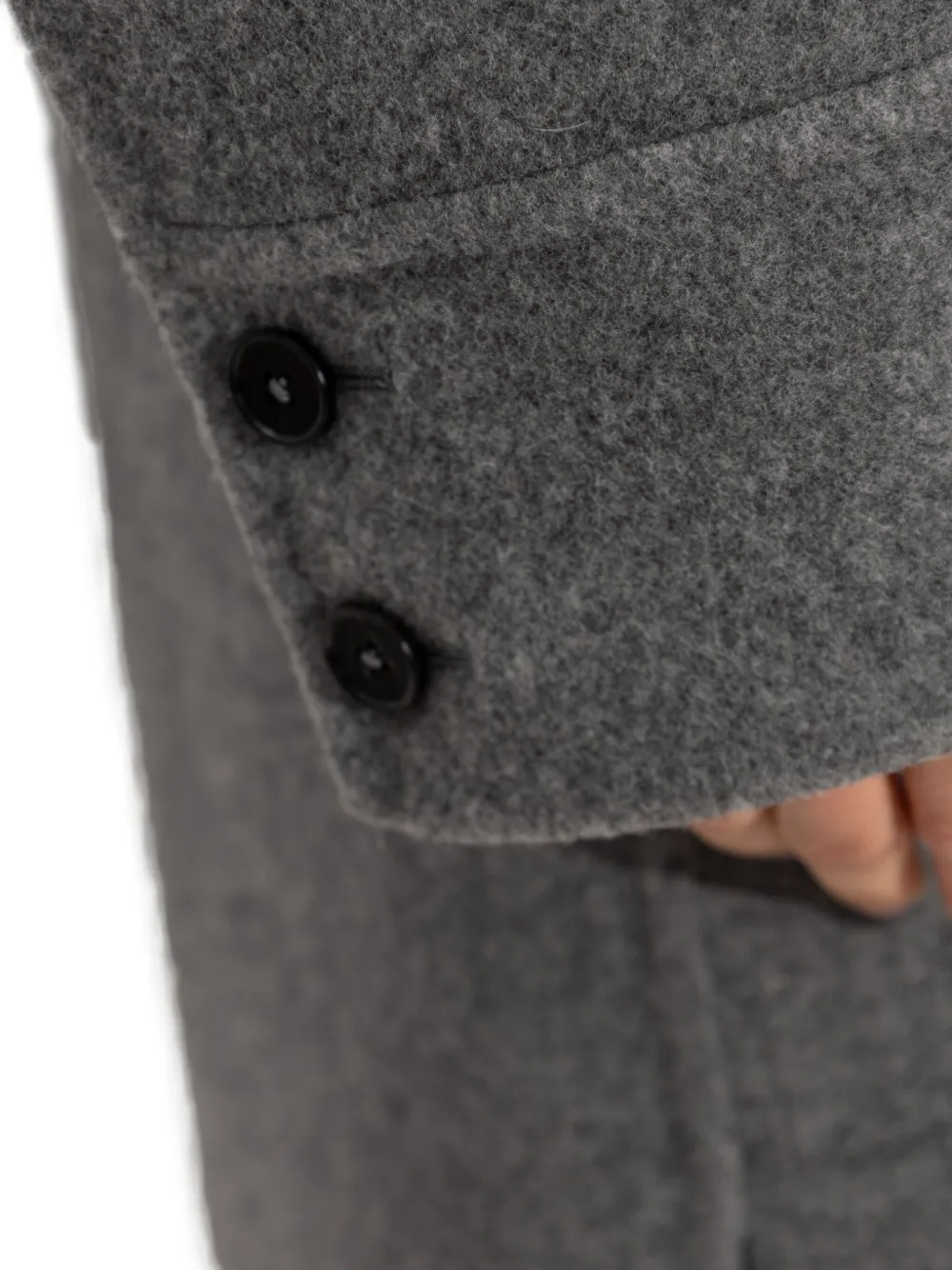 Jil Sander Wollen jas Grijs