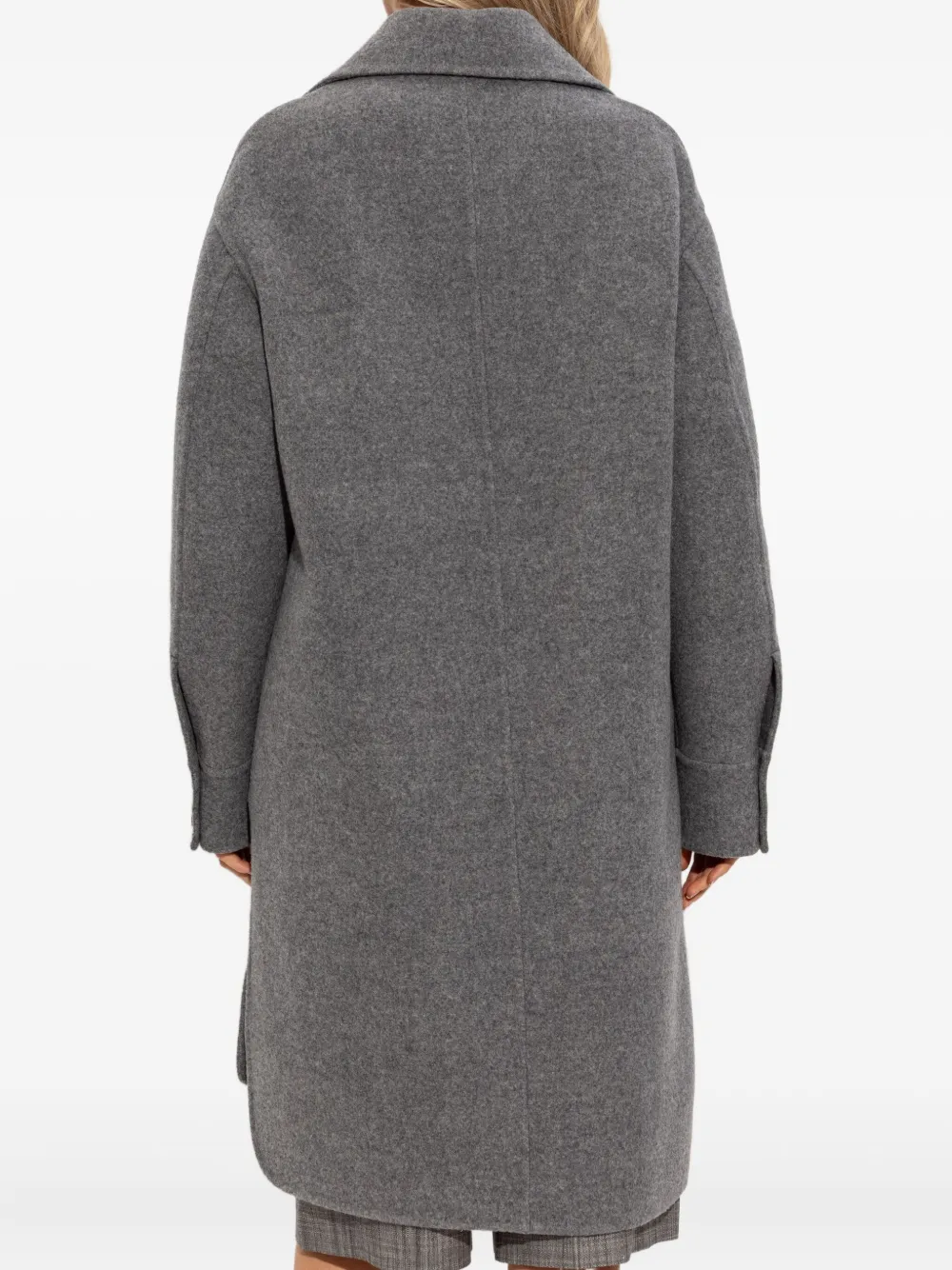 Jil Sander Wollen jas Grijs
