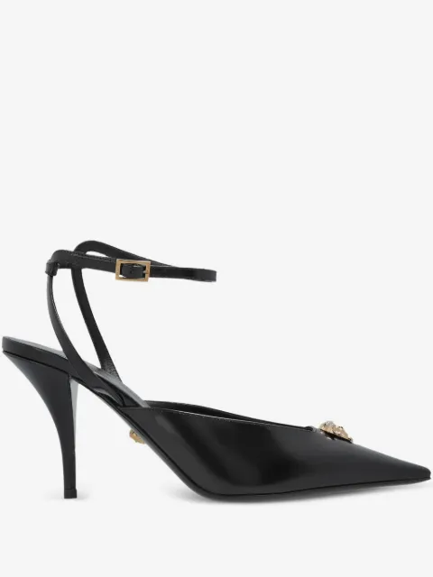 Versace La Medusa leather slingbacks 85 mm